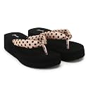 ROKKS Woman39s Fashionable Mid-Heel Sandals Flip-Flops Regular