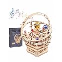 ROKR 3D Wooden Puzzles for Adults Mechanical Music Box-Starry Night, DIY Rotating Music Box Model Building Kits for Teens, DIY Crafts/Hobbies/Gifts Desk Decor for Boys Ages 14+ (Starry Night)