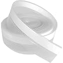 Roktry Feet Silicone Seal Strip, Door Weather Stripping Window Seal, Weatherproof Soundproof Self Adhesive Door Strip Bottom, Window Draft Stopper for Doors Windows and Shower Glass Gaps