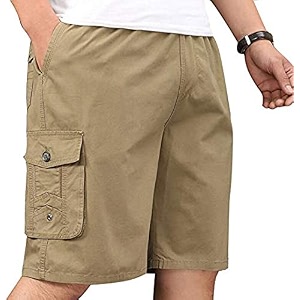 ROL Reoutlook Mens Paper Cotton Cargo Shorts