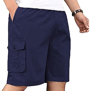 ROL Reoutlook Mens Paper Cotton Cargo Shorts
