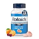 Rolaids Ultra Strength Antacid Chewable Tablets, Assorted Fruit, 72-Count