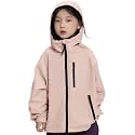 Rolanko Girls Rain Jacket Lightweight Waterproof Hooded Kids Raincoat 6-16