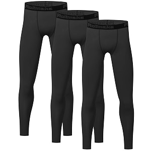 rolimaka boys39 youth compression base layer pants tight running leggings trousers