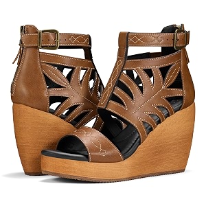 Rollda Womens Wedge Sandals Platform Sandals High