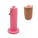 Rollie Holdie – Medical Tape &amp; Gauze Roll Holder with Keyring Attachment – Compact and Portable (Bubble Gum Pink, 3 Inch Holder)