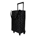 Small Collapsible Shopping Cart,Shopping Cart with Wheels,Folding (XBlack8)