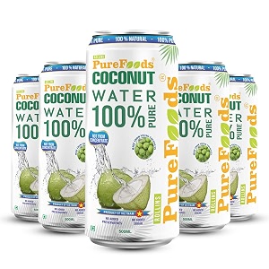 rollins purefoods vietnamese tender coconut water 100 pure amp natural  nariyal paani for daily hydration amp healthy skin  pack of 6 500ml each