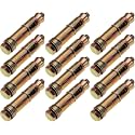 ROLLYWARE ® M8x60mm Expansion Bolts Shield Anchor Heavy-Duty Zinc Plated 14 mm Diameter Anchor for Construction Home and Industrial Use Bolt Type Wall Anchor Fasteners Kit,Rust Proof (50, M8x60mm)