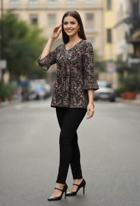 RolyPoly Casual Printed Women Multicolor Top