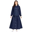Romano nx 100% Wterproof Rain Skirt Top Jacket for Women Rain Coat in 6 Colors