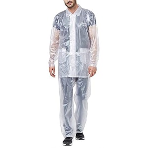 romano nx mens raincoat 100 waterproof  3 years warranty  double layer hooded water resistant rain jacket  pant and carrying pouch