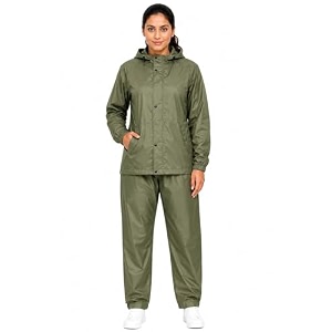 romano nx women39s 100 waterproof rain suit hooded jacket with pants reversible double layer 3 years warranty