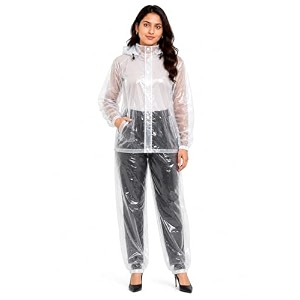 romano nx women39s 100 waterproof rain suit hooded jacket with pants reversible double layer 3 years warranty