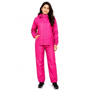 romano nx women39s 100 waterproof rain suit hooded jacket with pants reversible double layer 3 years warranty