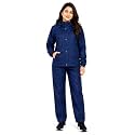 Romano nx Women's 100% Waterproof Rain Suit, Hooded Jacket with Pants, Reversible Double Layer, 3 Years Warranty