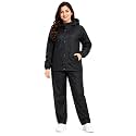 Romano nx Women's 100% Waterproof Rain Suit, Hooded Jacket with Pants, Reversible Double Layer, 3 Years Warranty