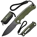 ROMANTICIST Folding Pocket Knife, 3.15" D2 Steel Blade, G10 Handle