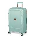 ROMEING Sicily 24 inch, Polypropylene Luggage, Hard Sided, (Sky Blue 65 cms) Medium Check-in Trolley Bag | 8 Spinner Smooth Wheels | TSA Lock | Unbreakable | Men &amp; Women &amp; Kids