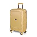 ROMEING Sicily 24 inch, Polypropylene Luggage, Hard Sided, (Yellow 65 cms) Medium Check-in Trolley Bag | 8 Spinner Smooth Wheels | TSA Lock | Unbreakable | Men &amp; Women &amp; Kids
