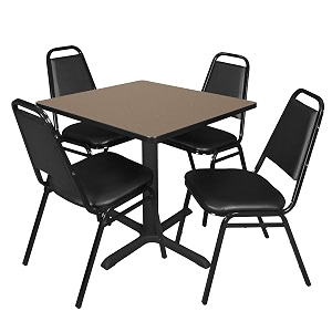 Romig Pillar 30 in. Square Breakroom Table-