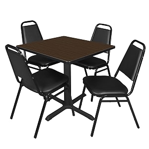 Romig Pillar 30 in. Square Breakroom Table-