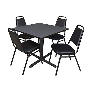 Romig Pillar 42 in. Square X-Base Breakroom