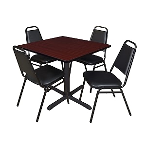 Romig Pillar 42 in. Square X-Base Breakroom