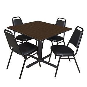 Romig Pillar 48 in. Square Breakroom Table-
