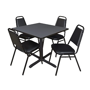 Romig Pillar 36 in. Square X-Base Breakroom