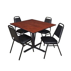 Romig Pillar 48 in. Square X-Base Breakroom