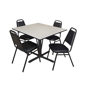 Romig Pillar 48 in. Square X-Base Breakroom