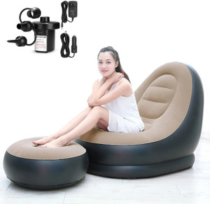 romj air sofa leatherette 2 seater inflatable sofa
