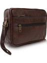 Romofy Classy Multipurpose Pouch for Men Travel Toiletry Kit,MoneyBag,with Wrist Handle Travel Toiletry Kit