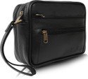 Romofy Classy Multipurpose Pouch for Men Travel Toiletry Kit,MoneyBag,with Wrist Handle Travel Toiletry Kit