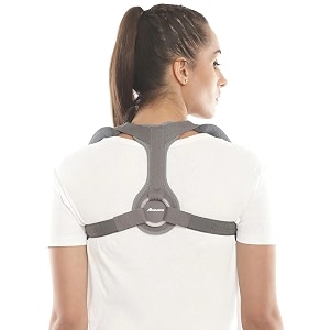 romsons clavicle brace with velcro  adjustable belt for back amp shoulder support  relief from injury and fractures  straightener brace for spine amp body posture correction - s