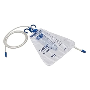 romsons urometer pk of 2 -urine collecting bag with measured volume chamber adult