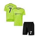 Ronaldo 7 Jersey with Shorts for (Kids,Boys &amp; Men)