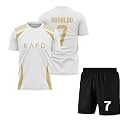 Ronaldo 7 Jersey with Shorts for (Kids,Boys &amp; Men)