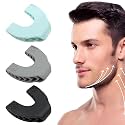 RONATA Jawline Exerciser Jaw,Face&amp;Neck Exerciser - Define Your Jawline,Slim And Tone Your Face,Look Younger And Healthier - Helps Reduce Stress And Craving- Free Jawline Rop Hanger For Neck (U Shape)