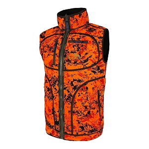 Rondane Orange Reversible Hunting Vest for Men