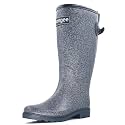 Rongee Womens Rain Boots Waterproof Tall Garden Outdoor Mud Shoes Daisy Printed with Adjustable Buckle