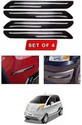 RONISH Microfibre, Silicone, Stainless Steel, Rubber Car Bumper Guard