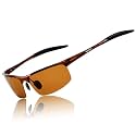 RONSOU 0.9 oz Sport Polarized Sunglasses for Men, Aluminum-Magnesium Frame