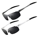 RONSOU 0.9 oz Sport Polarized Sunglasses for Men, Aluminum-Magnesium Frame