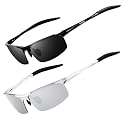 RONSOU 0.9 oz Sport Polarized Sunglasses for Men, Aluminum-Magnesium Frame