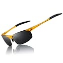 RONSOU 0.9 oz Sport Polarized Sunglasses for Men, Aluminum-Magnesium Frame