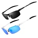 RONSOU 0.9 oz Sport Polarized Sunglasses for Men, Aluminum-Magnesium Frame