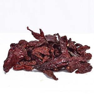 roods fresh kashmiri red chilli whole driedsukhi lal mirchstemlessmedium spicykaddi byadgi chilli 100 grams