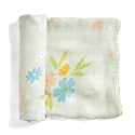 Rookie Humans Super Soft Viscose from Bamboo Muslin Swaddle Blankets for Baby Girls and Boys – Silky Soft - 47 x 47 inches Swaddling Blankets - Newborn Baby Essentials, Floral